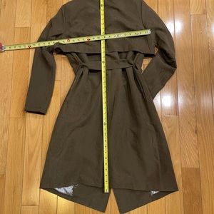 Trench/Raincoat Size S; Brown; fully lined; lightweight; SHEIN Brand; never worn